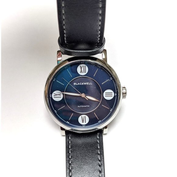 NWOT Blackwell Stainless Steel Blue Watch - Picture 1 of 7